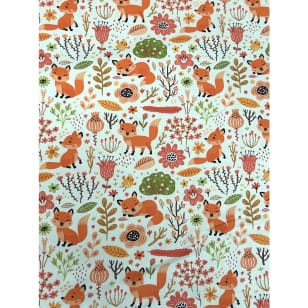 Jersey Stoff Kinderstoff Fuchs kaufen