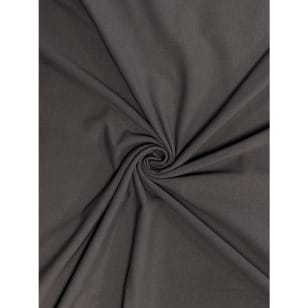 Jersey Stoff uni Meterware Breite 150 cm dunkelgrau kaufen