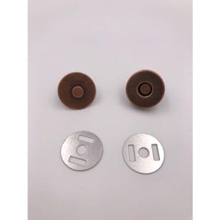 Magnetknopf 18mm, Magnetverschluss Bronze kaufen