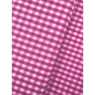 Baumwollstoff Dekostoff Karo groß 9mm pink kaufen