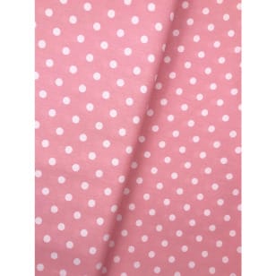 Baumwollstoff Dekostoff Punkte 9 mm babyrosa kaufen