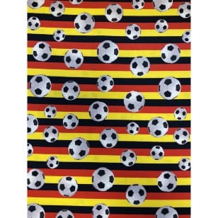 Jersey Stoff Kinderstoff Digitaldruck Fußball ab 50 cm kaufen
