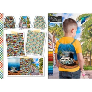 Rucksack Reisetasche Tasche Shopper mit digitalem Panel-Print kaufen