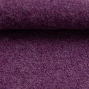 Schurwolle gekochte Wolle meliert lila kaufen