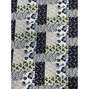 Viskose Stoff Patchwork Optik kaufen