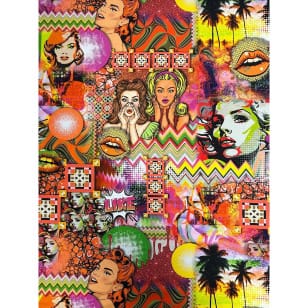 Canvas Digital Stoff Dekostoff Baumwollstoff kaufen