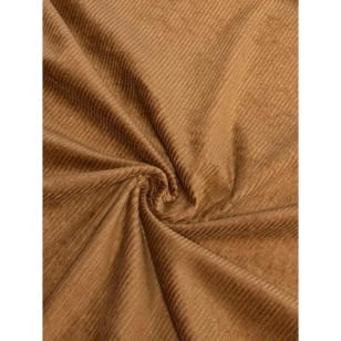 Cord Stoff uni elastisch 6W Stretch Cognac kaufen