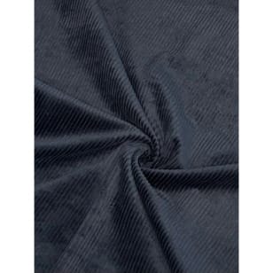Cord Stoff uni elastisch 6W Stretch Dunkelblau kaufen