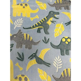 Fleecestoff Wellness Fleece Glow in the Dark Dinos kaufen