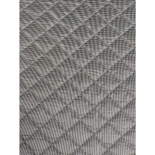 Steppstoff Jackenstoff mini Muster grau kaufen