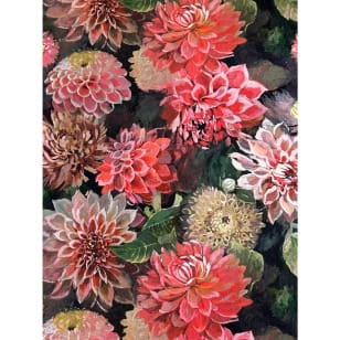 Canvas Digital Stoff Dekostoff Baumwollstoff Blumen kaufen