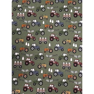 Jersey Stoff Kinderstoff Trecker ab 50 cm kaufen