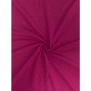Strickstoff Baumwolle uni angeraut fuchsia made in Italy kaufen