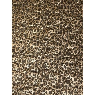 Steppstoff Jackenstoff Herzchen Animalprint doppelseitig kaufen