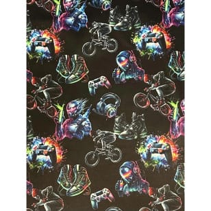 Alpenfleece Muster Urban Life Digitaldruck kaufen