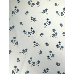 Baumwollstoff Kinderstoff Digitaldruck Vive La France Blümchen kaufen