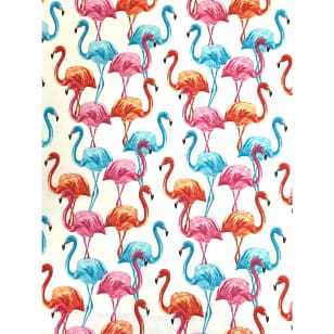 Baumwollstoff Dekostoff Flamingo Breite 160cm ab 50cm kaufen