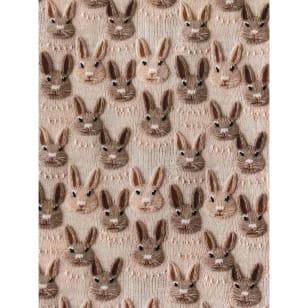 Sweat French Terry Digitaldruck Hase beige kaufen