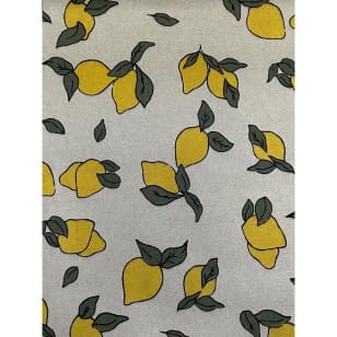 Canvas Stoff Dekostoff Baumwollstoff Zitrone wasserdicht Breite 148 cm kaufen