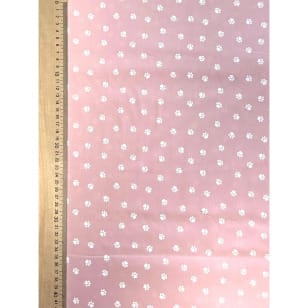 Baumwollstoff Dekostoff Poudre Pfoten kaufen