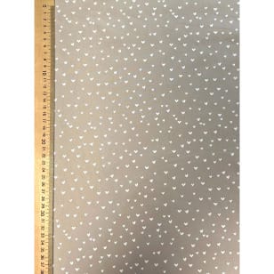 Baumwollstoff Dekostoff Sand Herzchen kaufen