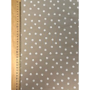 Baumwollstoff Dekostoff Sand Pfoten kaufen