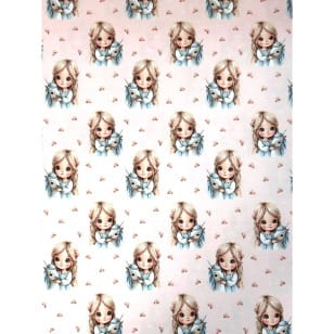 Jersey Stoff Kinderstoff Digitaldruck Einhorn rosa kaufen