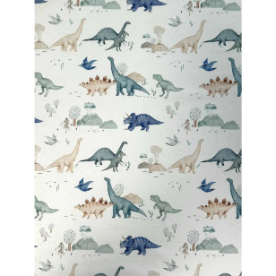 Jersey Stoff Kinderstoff Dinos Digitaldruck kaufen