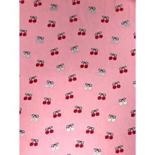 Cord Babycord Feincord Glitzer Kirsche 100% Baumwolle kaufen