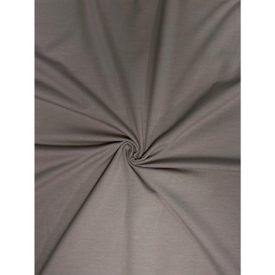 Jersey Stoff uni taupe kaufen