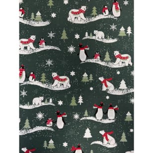 Dekostoff Baumwolle Stoff Eisbär Breite 140 cm kaufen