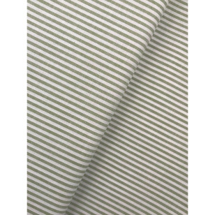 Baumwollstoff Dekostoff Streifen 3mm olive kaufen