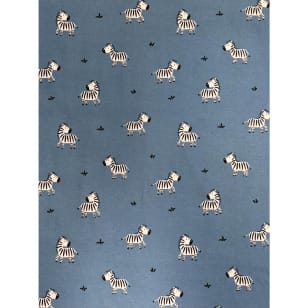 Flanell Stoff Baumwolle Kinderstoff Zebra kaufen