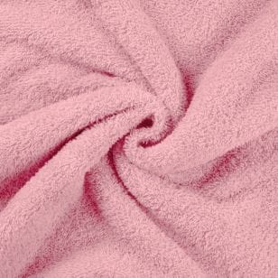 Frottee Stoff Baumwollstoff Kinderstoff uni rosa kaufen