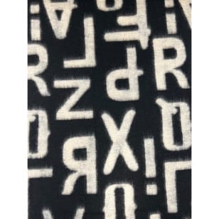 Wollstoff Mantelstoff Alphabet Buchstaben kaufen