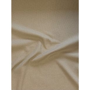Baumwollstoff Waffeljersey Waffelstrick uni kiesel kaufen