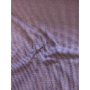 Baumwollstoff Waffeljersey Waffelstrick uni lavendel kaufen