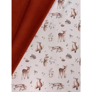 Softshell Jackenstoff Kinderstoff Digitaldruck Tiere kaufen