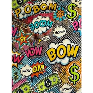 Sweat French Terry Kinderstoff Digitaldruck Pop Art kaufen
