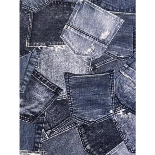 Jersey Stoff Kinderstoff Digitaldruck Jeanstasche kaufen