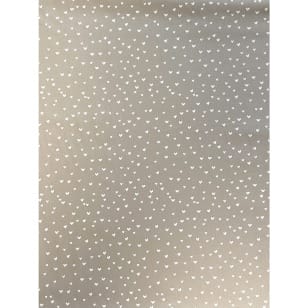 Baumwollstoff Dekostoff Sand Herzchen kaufen