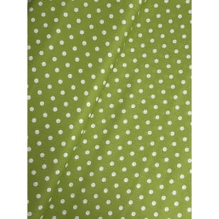 Baumwollstoff Dekostoff Punkte 9 mm lime kaufen