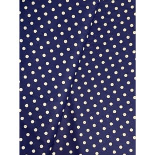 Baumwollstoff Dekostoff Punkte 9 mm royalblau kaufen