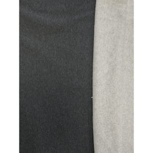 Sweat French Stoff meliert uni dunkelgrau Breite 150cm kaufen