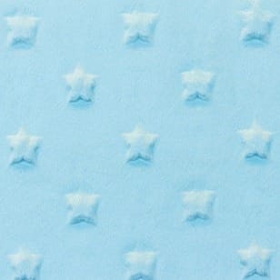 Minky Fleece Sterne Microfleece Stoff Breite 165 cm mint kaufen