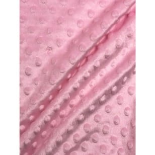 Minky Fleece Noppen Microfleece Breite 150 cm rosa kaufen