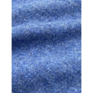 Walkloden Schurwolle gekochte Wolle meliert blau Breite 140 cm ab 50 cm kaufen