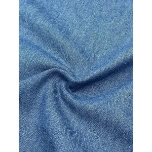 Jeans Stoff 100% Baumwolle uni blau Breite 145cm ab 50 cm kaufen
