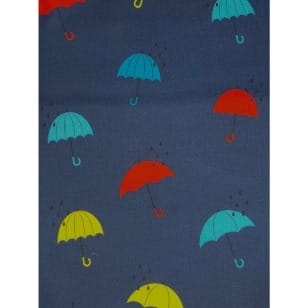 Softshell Kinderstoff Regenstoff Regenschirm dunkelblau ab 50 cm kaufen