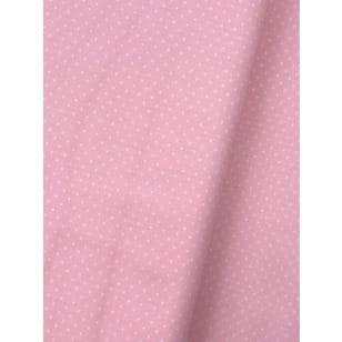 Stoff Punkte Baumwolle Dekostoff Tupfen 1,5mm Breite 150cm rosa kaufen